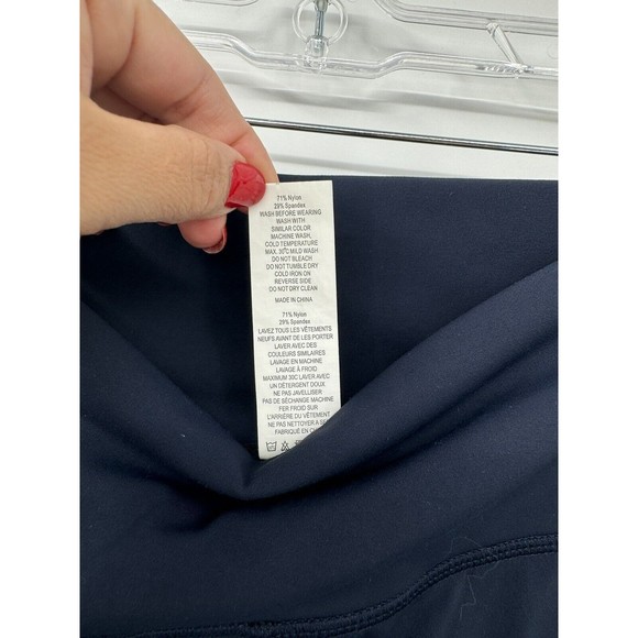 Zyia Active Women’s High Rise Crop Leggings Size 6-8 M Medium Blue - Picture 3 of 6